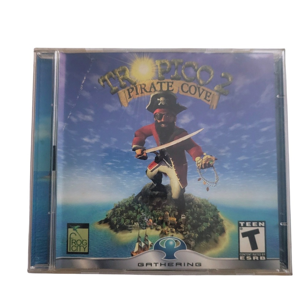 Tropico 2 Pirate Cove PC Game 2003 Frog‎ City Gathering PC CD-ROM